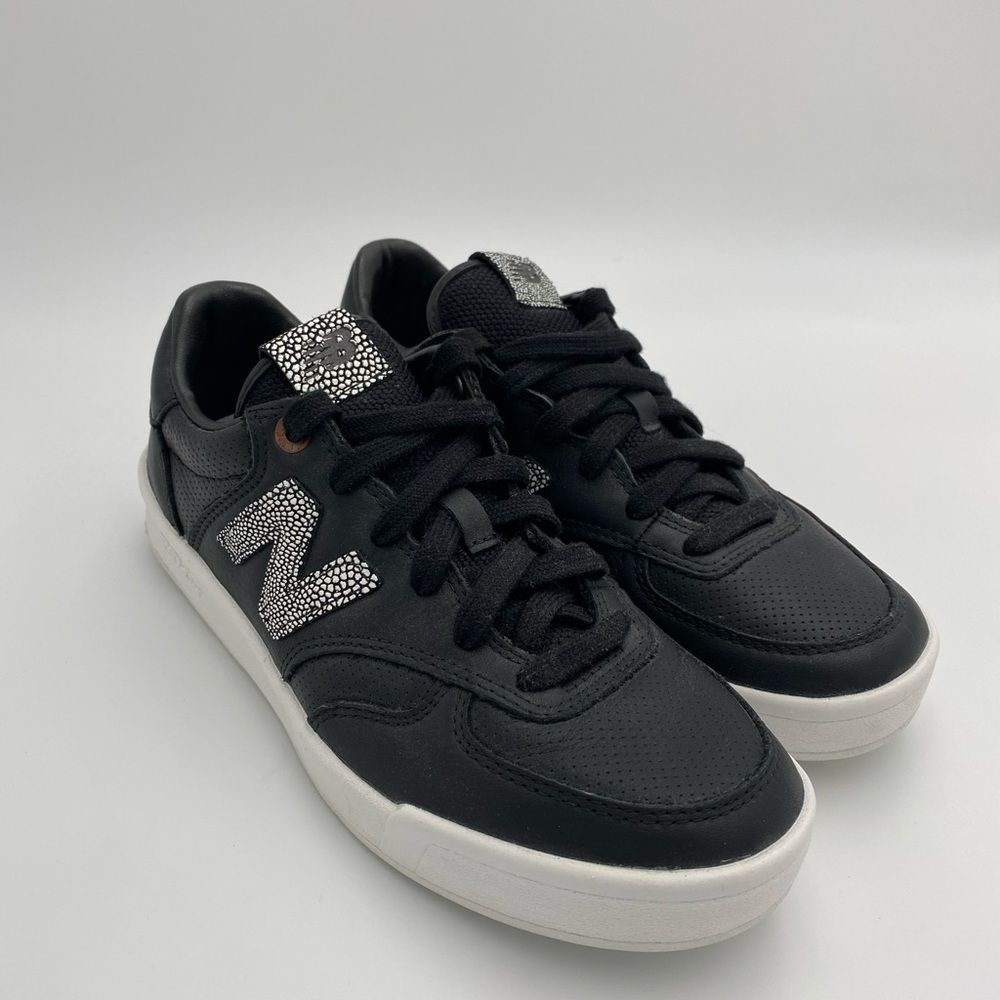 New Balance Black Sneakers with Glittering Silver Details